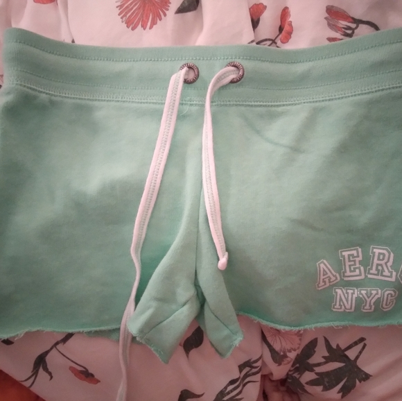 Aeropostale shorts, XS, mint green - Picture 3 of 3